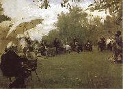 Ilya Repin At the Academy-s House in the Country Germany oil painting artist